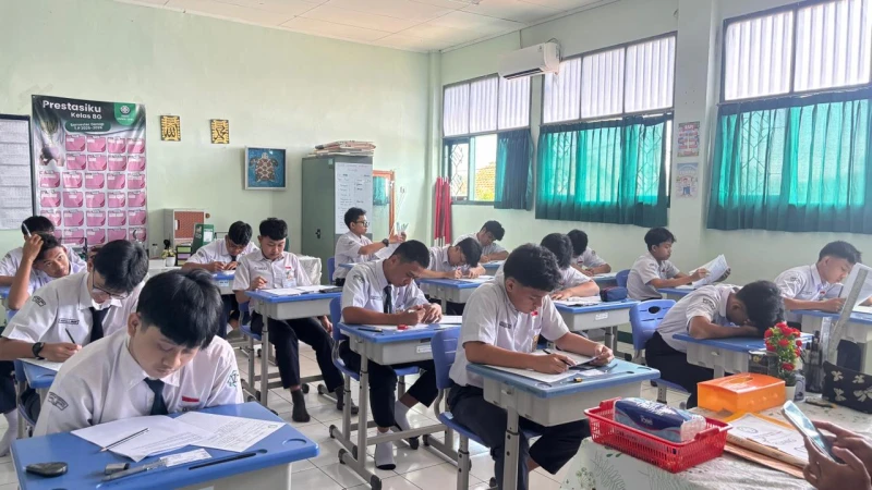 Ujian Satuan Pendidikan Level 9 SMPIT Ummul Quro Bogor