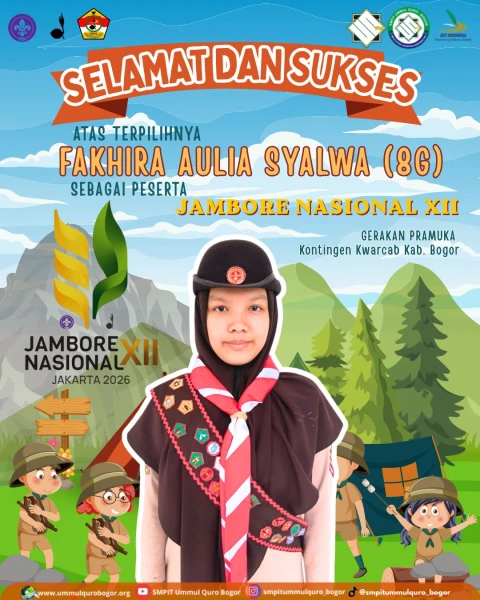 Peserta Jambore Nasional XII, Kontingen Kwarcab Kab Bogor, Jawa Barat